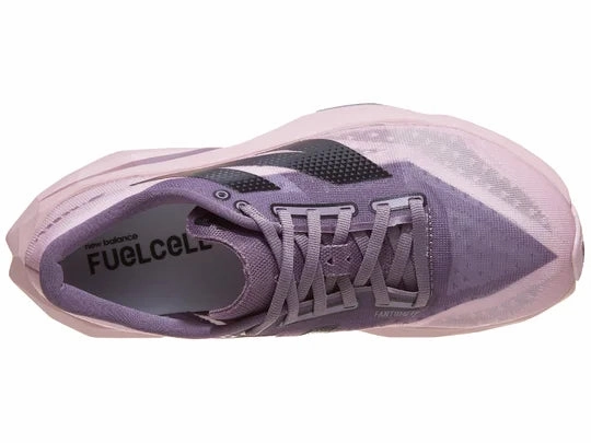 New Balance | FuelCell Rebel v4 | Women's | Twilight Haze/Dark Ice Wine/Black Running Shoes For Pronation Runners