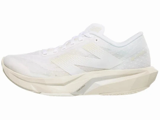 New Balance | FuelCell Rebel v4 | Women's | White/Linen/Sea Salt Best Trail Running Shoes 2025