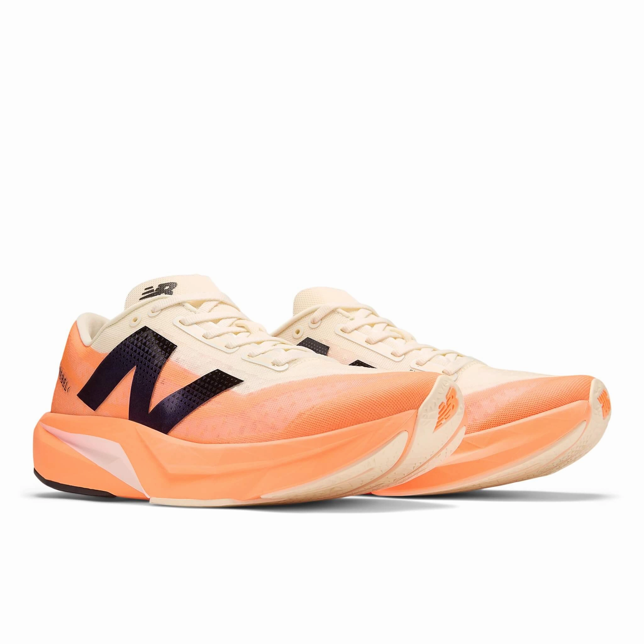 New Balance | Men's FuelCell Rebel V4 Running Shoes - Hot Mango Velcro New Balance Mens
