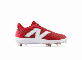 New Balance Blue Yellow 574 New Balance Men's FuelCell 4040 V7 Metal Baseball Cleats - Team Red / White - L4040TR7