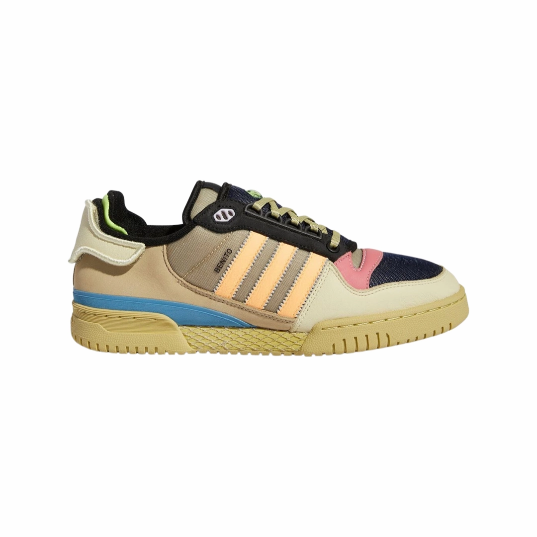 Adidas Fold Over Shoes Adidas Forum Powerphase Bad Bunny Benito Sand Acid Orange Halo Gold
