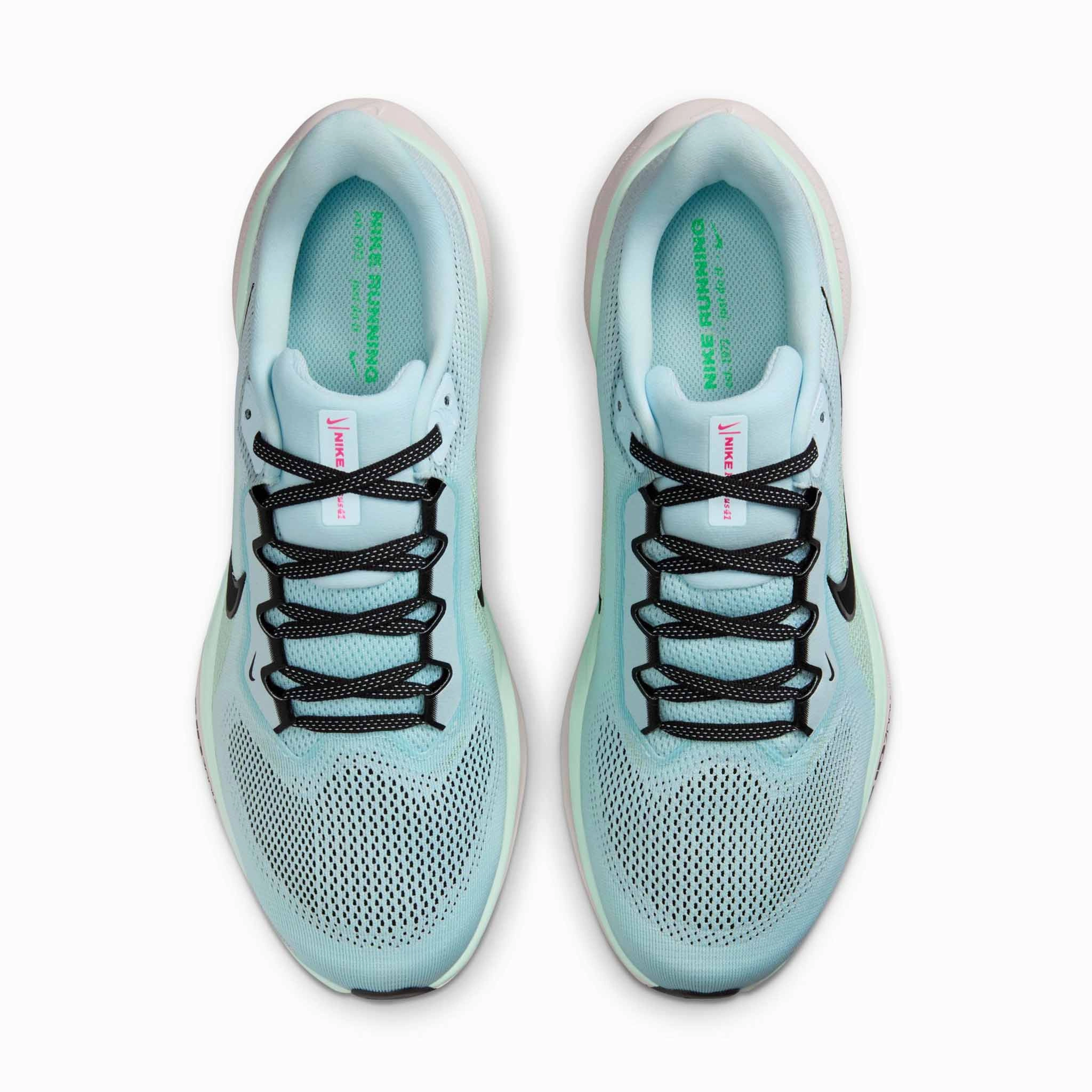 Best Asics Shoes Running Nike | Men's Pegasus 41 Road Running Shoes - Glacier Ice/Black-Mint Foam-Hyper Pink