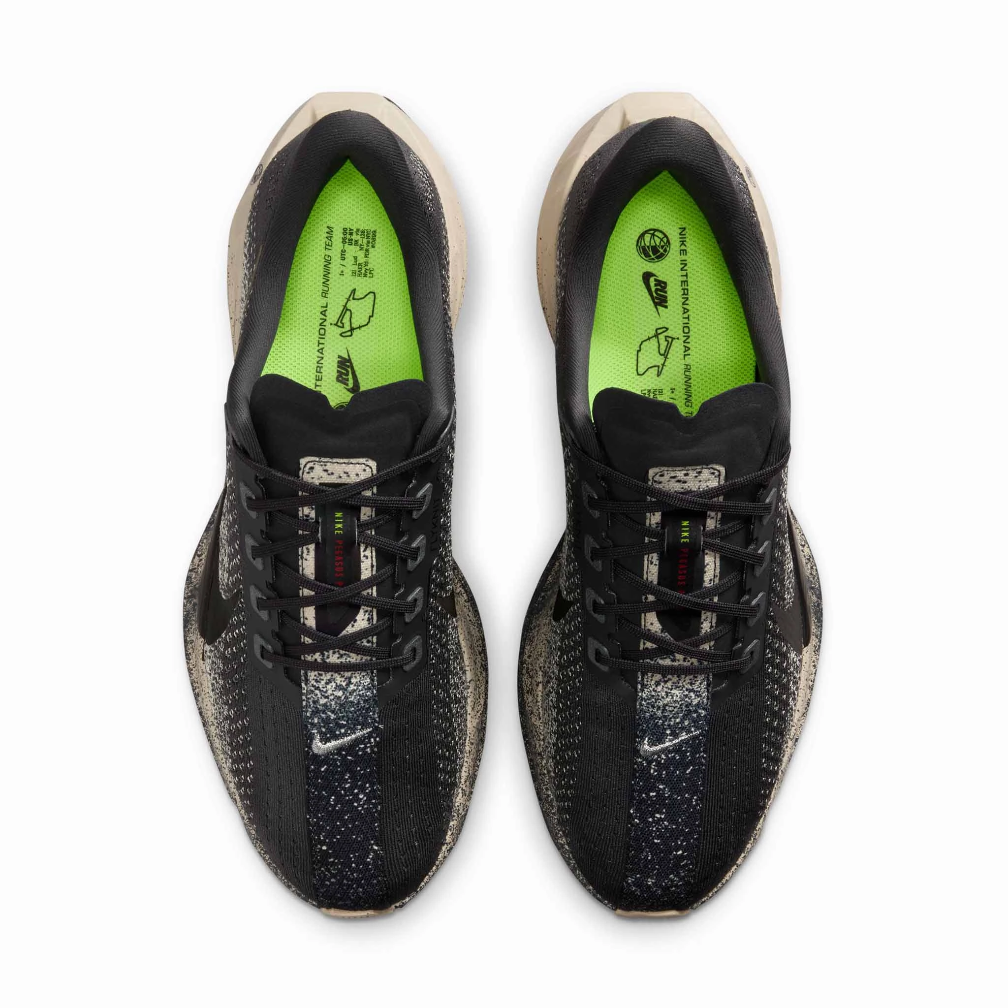 Nike | Men's Pegasus Plus Road Running Shoes - Oatmeal/Black-Anthracite-Volt Asics Dan Gable Ultimate Wrestling Shoes