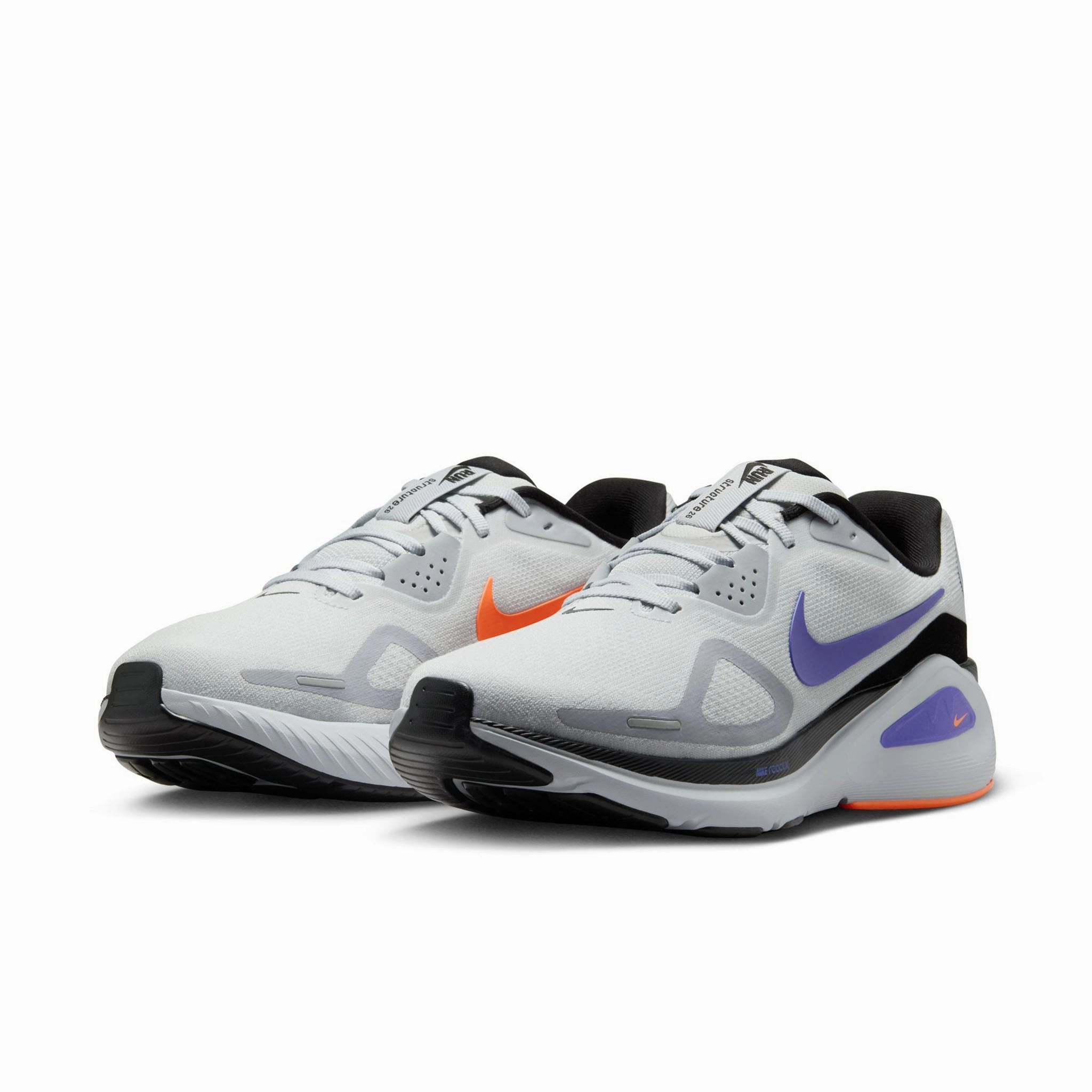 Running Shoes Asics Superblast 2 Nike | Men's Structure 26 Road Running Shoes - Pure Platinum/Persian Violet-Wolf Grey