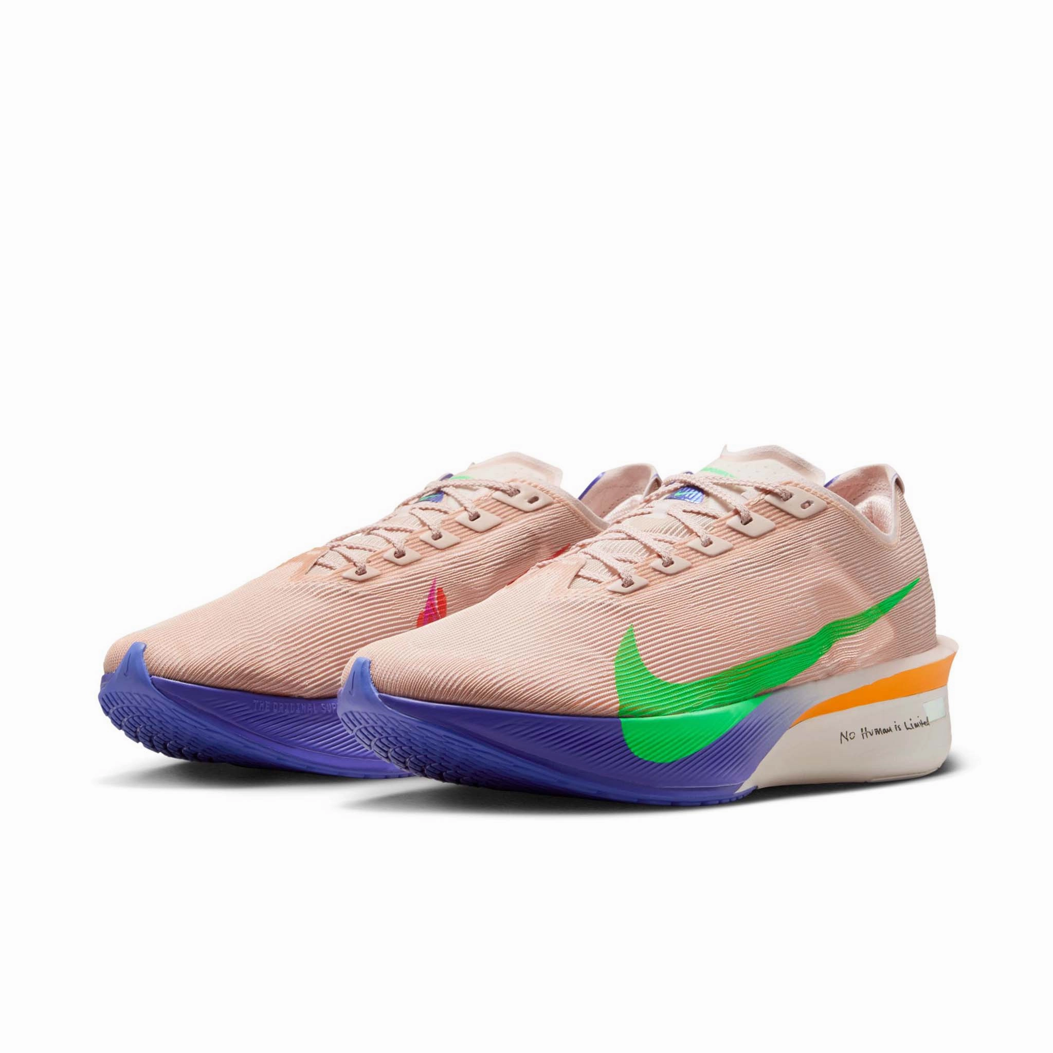 Nike | Men's Vaporfly 4 "Eliud Kipchoge" Road Racing Shoes - Silt Red/Green Shock-Fire Pink Asics Gel-cumulus 27 Running Shoes