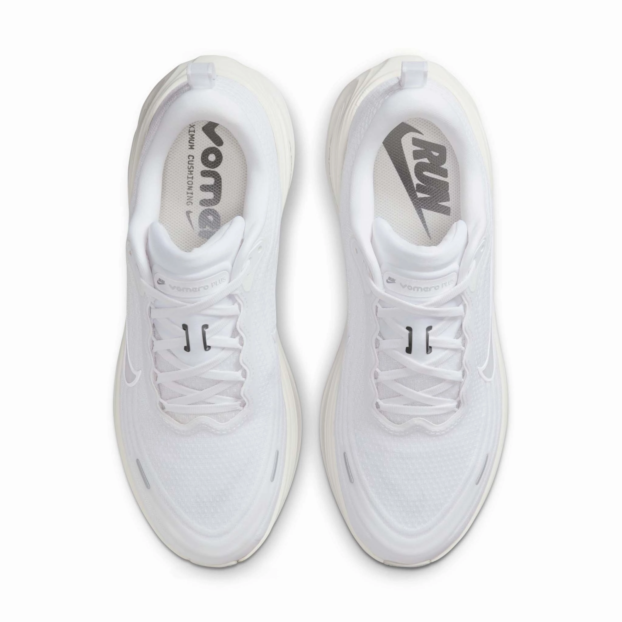 Bargain Asics Running Shoes Nike | Men's Vomero Plus Road Running Shoes - White/Summit White-Photon Dust