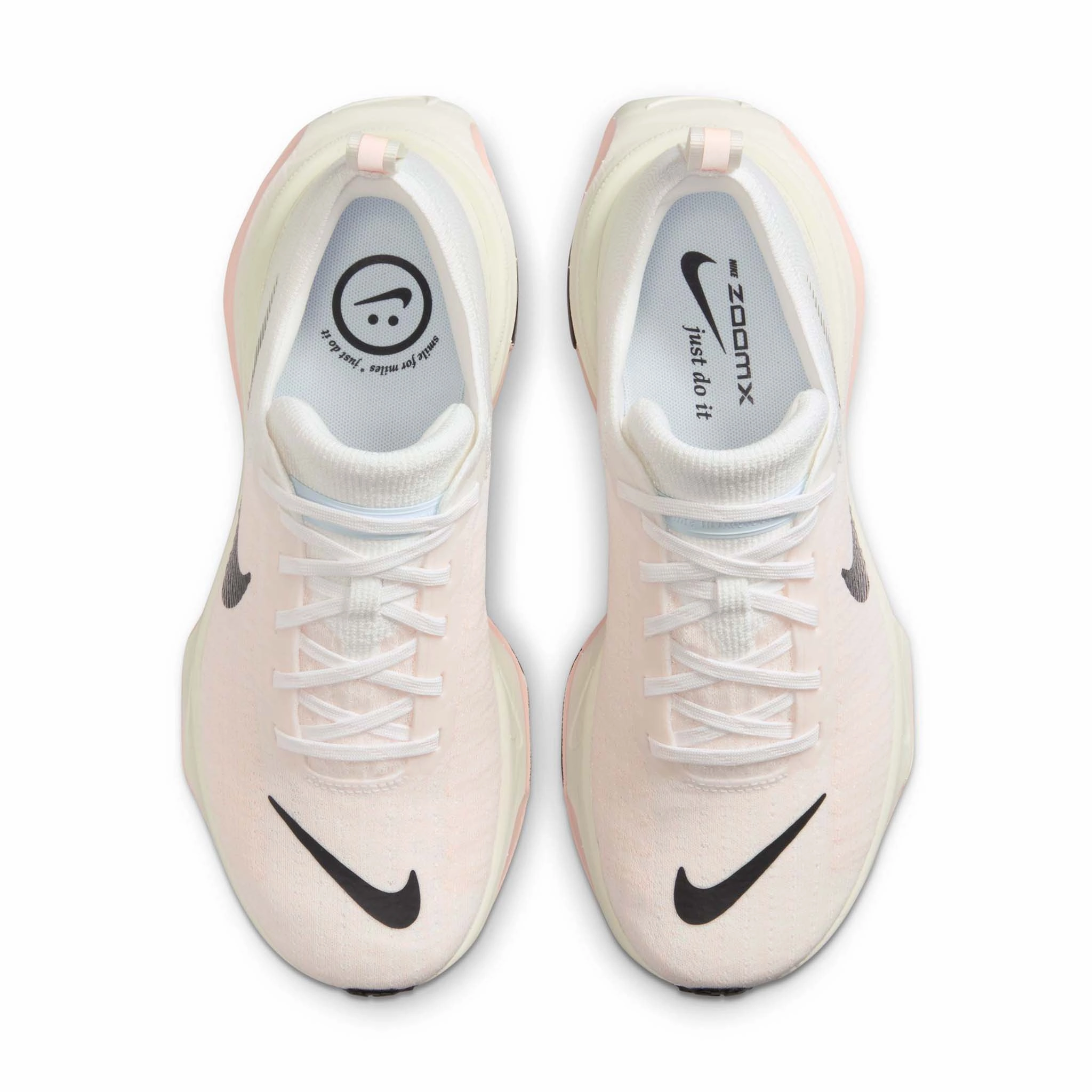 Bleach Shoes Asics Nike | Women's Invincible 3 Road Running Shoes - White/Black-Atmosphere-Blue Tint