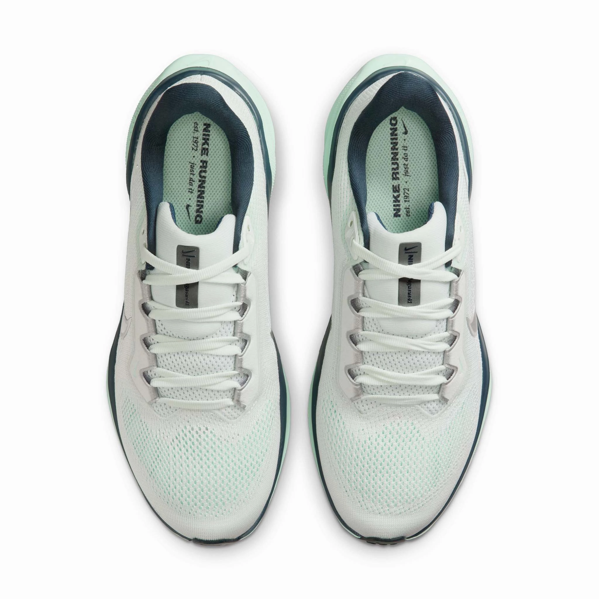 Nike | Women's Pegasus 41 Road Running Shoes - Ghost Aqua/Metallic Silver-Mint Foam Asics Gel Sendai 3 Running Shoe