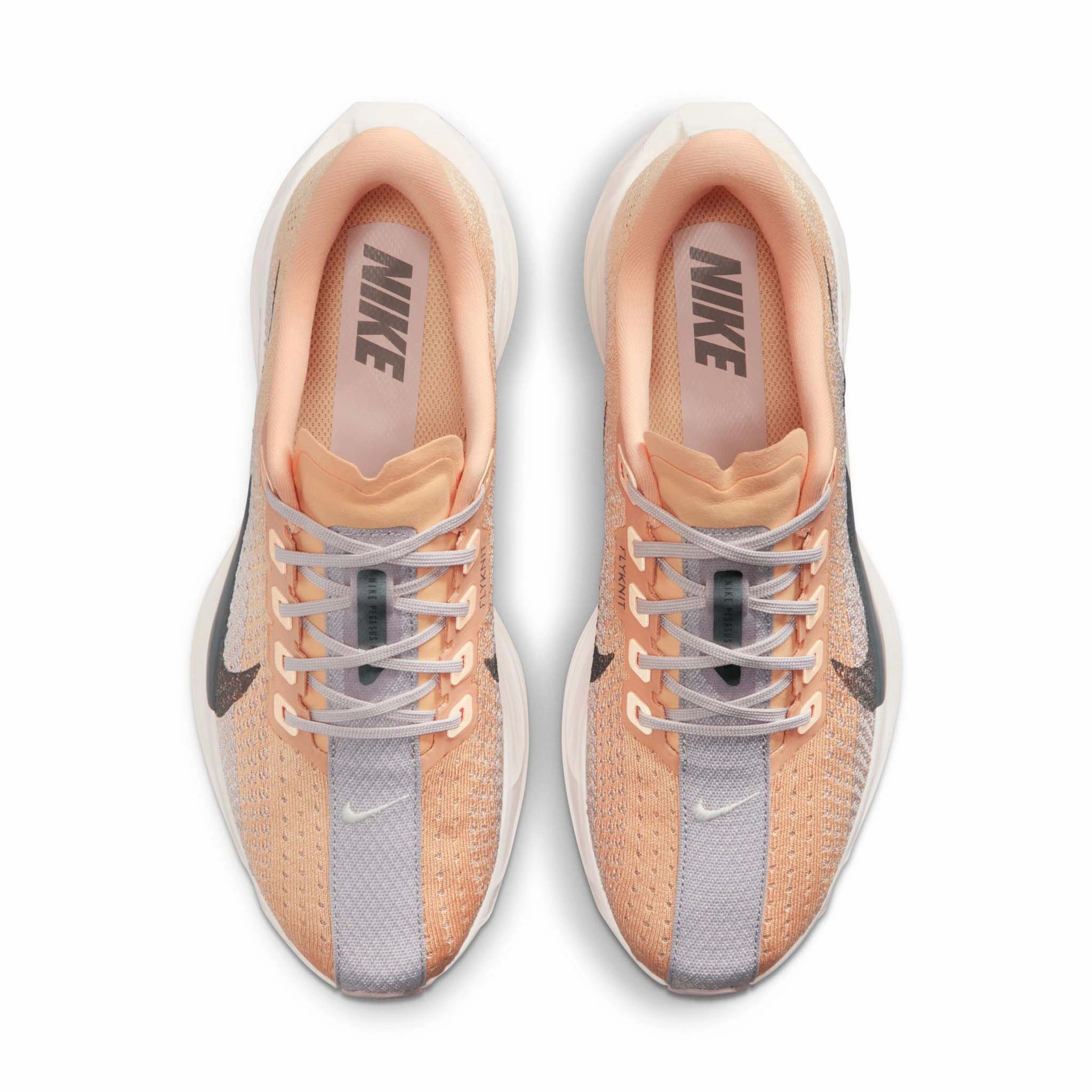 Nike | Women's Pegasus Plus Road Running Shoes - Orange Chalk/Cave Stone-Platinum Violet Asics Ultratek Wrestling Shoes