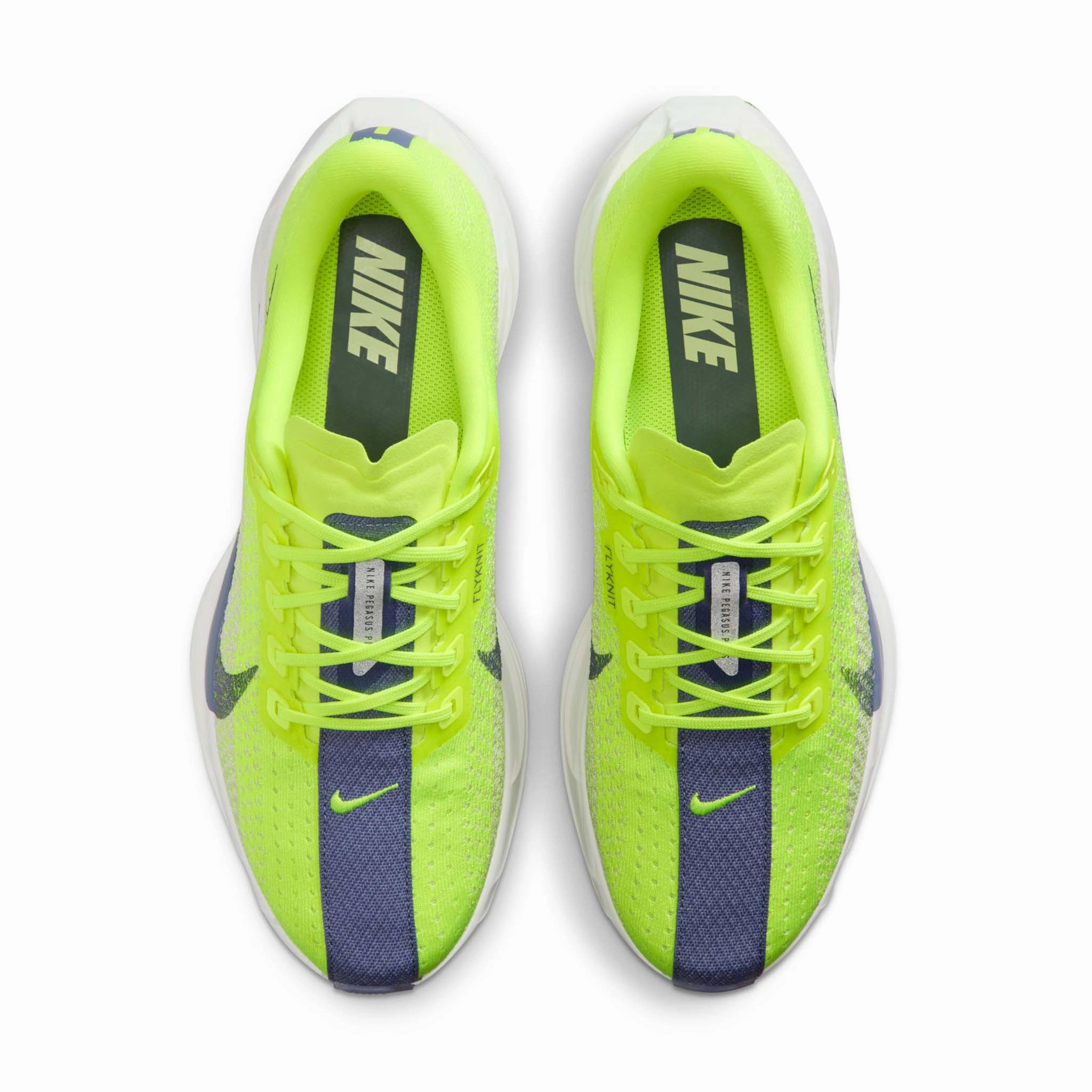 Nike | Women's Pegasus Plus Road Running Shoes - Volt/World Indigo-Platinum Tint-White Asics Novablast Shoes
