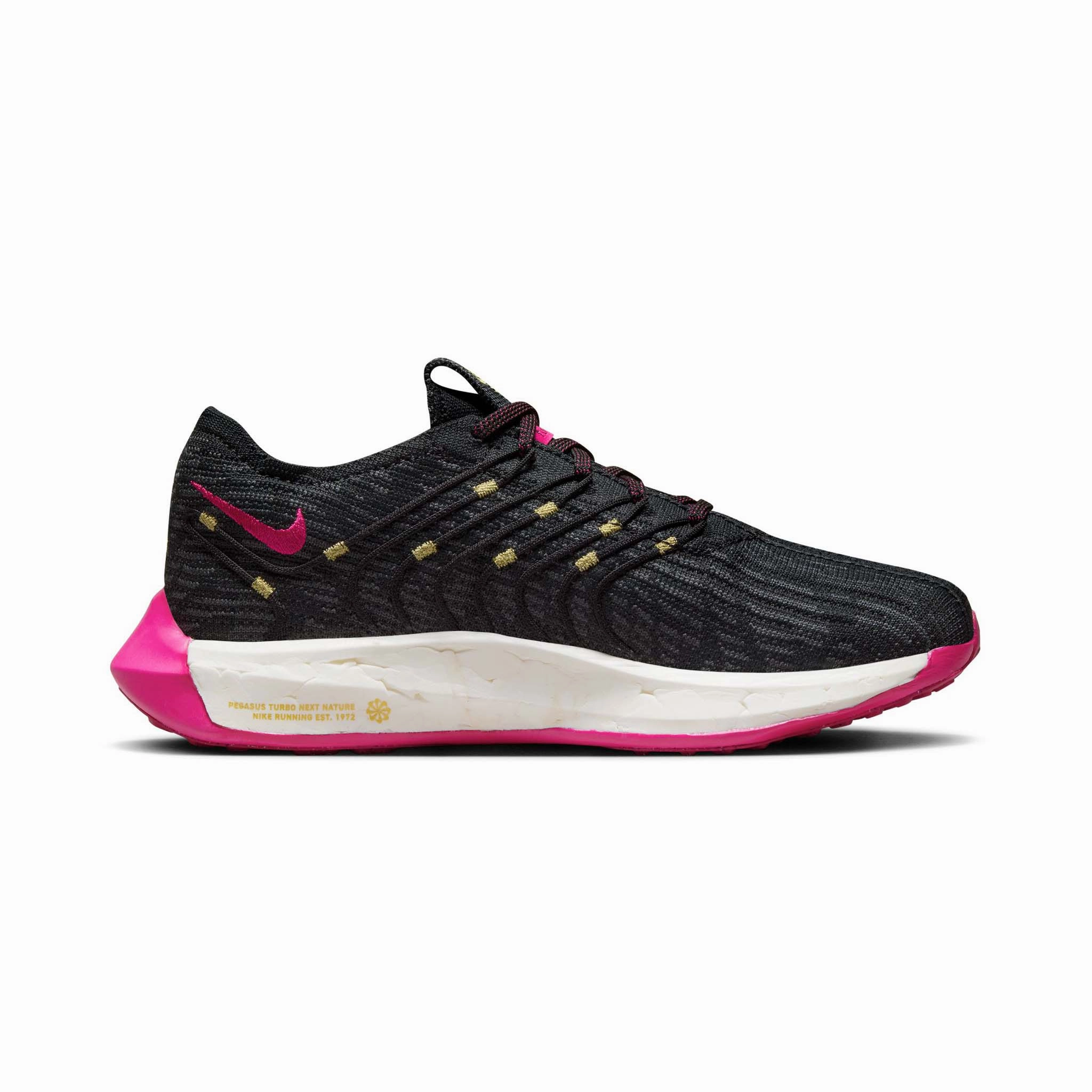 Nike | Women's Pegasus Turbo Road Running Shoes - Black/Fireberry Training Shoes Asics