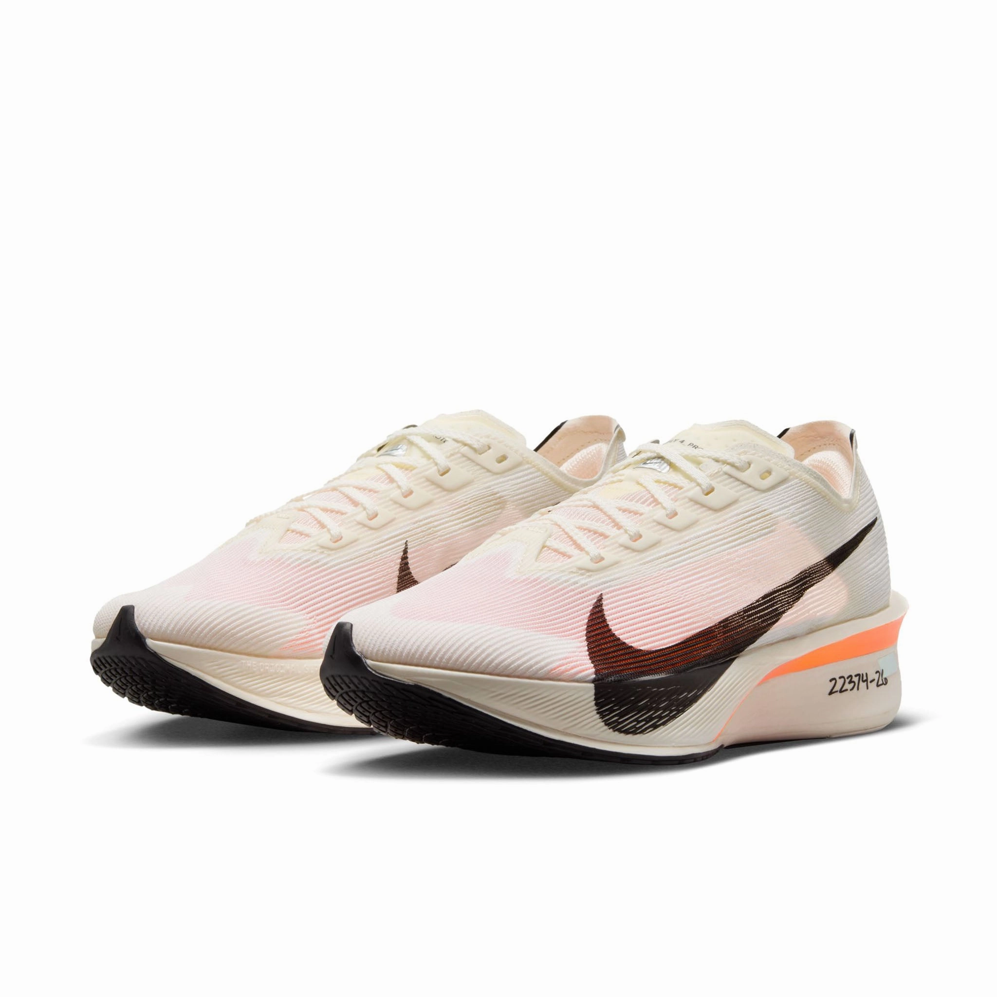 Asics Wide Width Shoes Nike | Women's Vaporfly 4 Proto Road Racing Shoes - Sail/Black-Total Orange-White