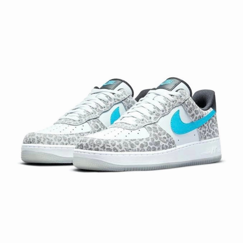 Asics Shoes Clearance Sale Nike Air Force 1 Low Leopard Blue Fury Black Grey