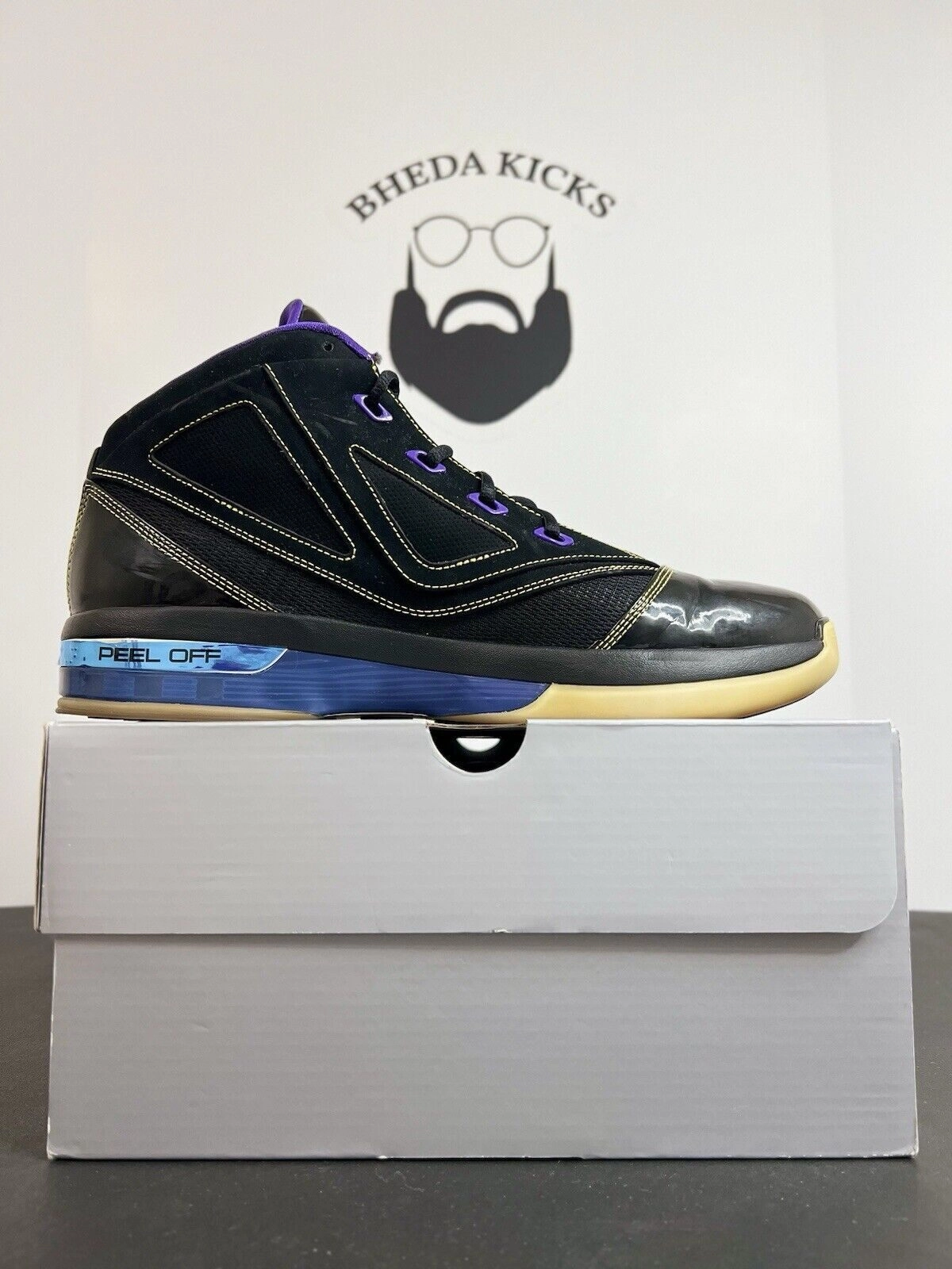 Nike Air Jordan 16.5 Team XV1.5 'Black Metallic' 375387-008 Men's Shoes Size 13 Dhoni Asics Shoes