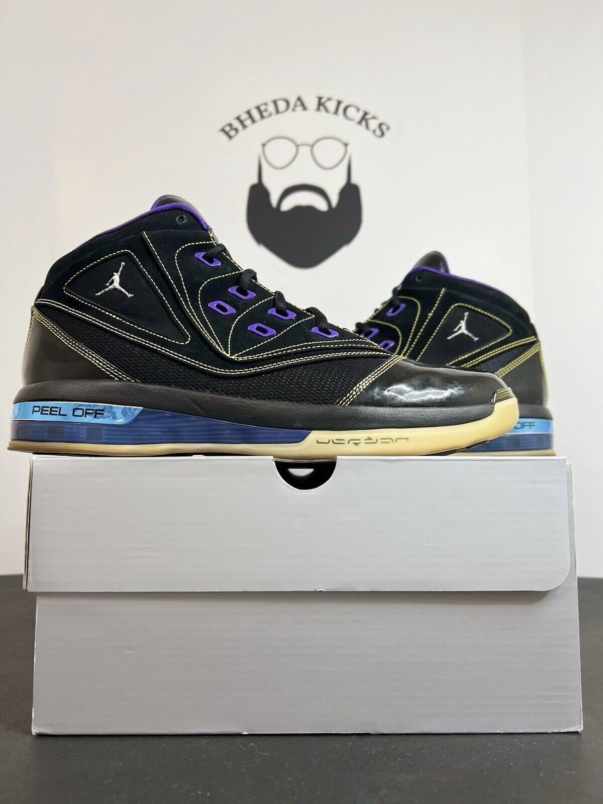 Nike Air Jordan 16.5 Team XV1.5 'Black Metallic' 375387-008 Men's Shoes Size 13 Shoes Like Asics Gel Nyc