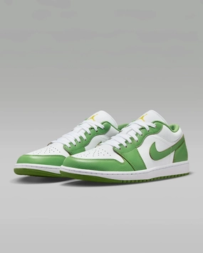 Best Asics Running Shoes 2020 Nike Air Jordan 1 Low SE HF4823-100 Sneaker Men White Green Leather Shoes TF6886 (White,8.5)