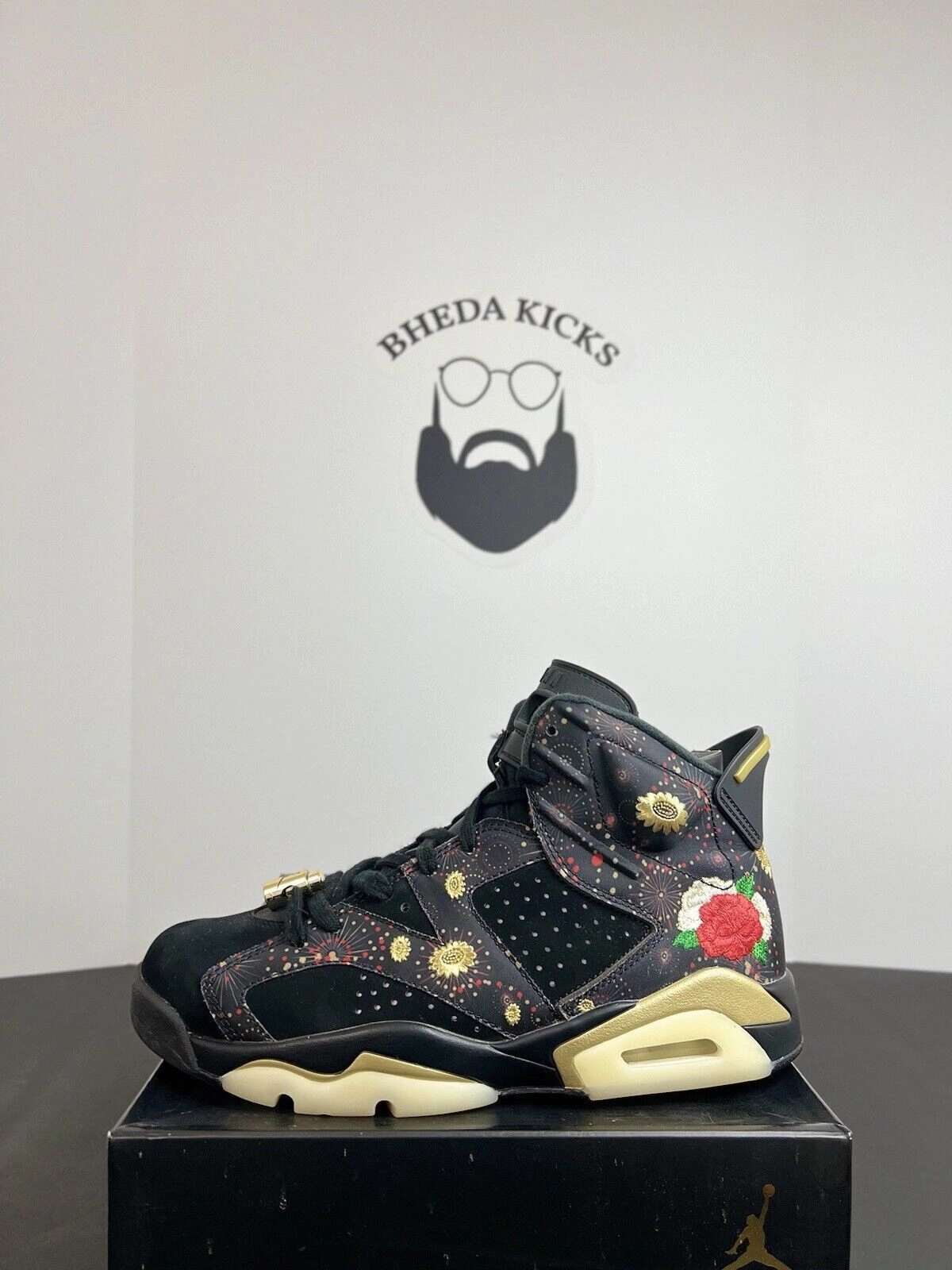 Nike Air Jordan 6 Retro Chinese New Year AA2492021 Sneaker Shoes Mens Size 8 Asics Shoes Pune
