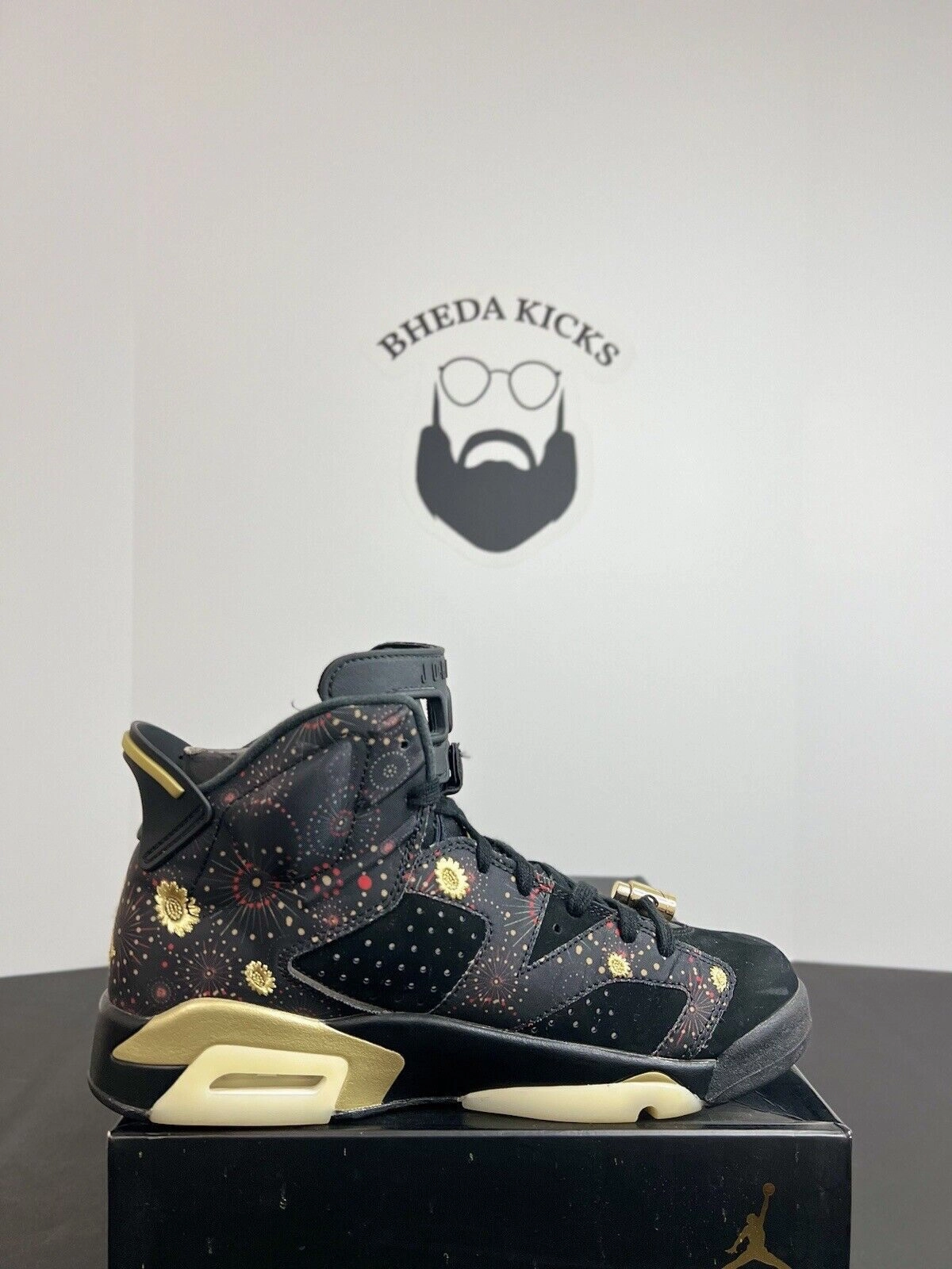 Asics Shoes Country Of Origin Nike Air Jordan 6 Retro Chinese New Year AA2492021 Sneaker Shoes Mens Size 8