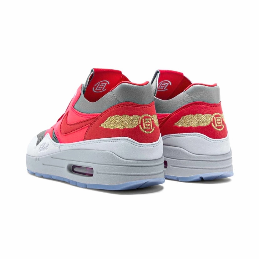 Nike Air Max 1 Clot Kiss of Death Solar Red University Red 2021 Asics Ortholite Running Shoes