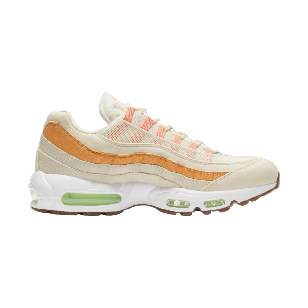 Asics Cross Training Shoes Nike Air Max 95 Happy Pineapple Coconut Milk Metallic Gold White Green Glow