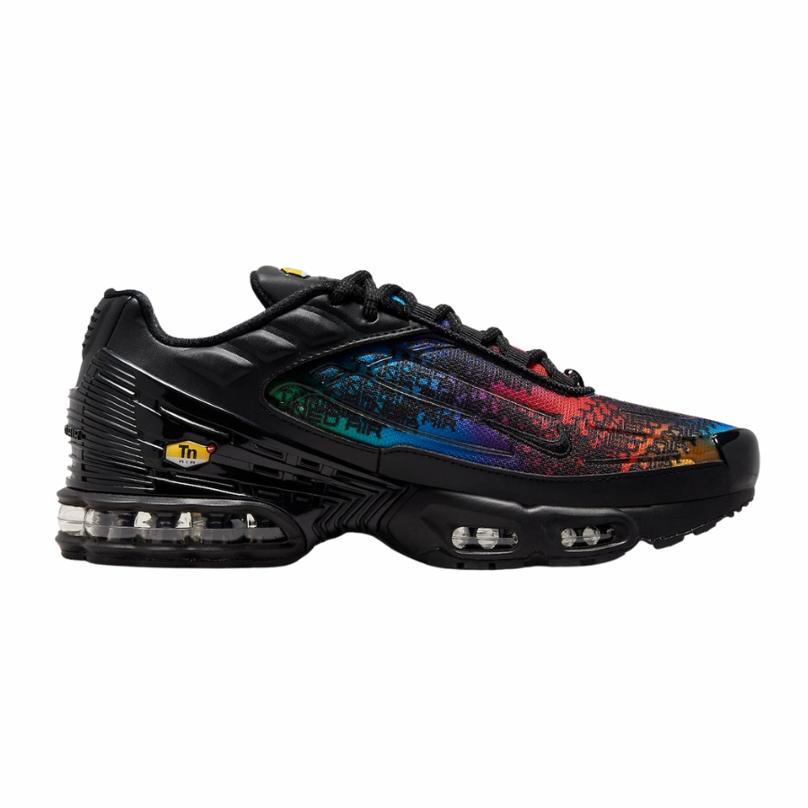 Asics Running Shoe For Pronation Nike Air Max Plus 3 Premium Rainbow Gradient Black Fuchsia Dream Racer Blue