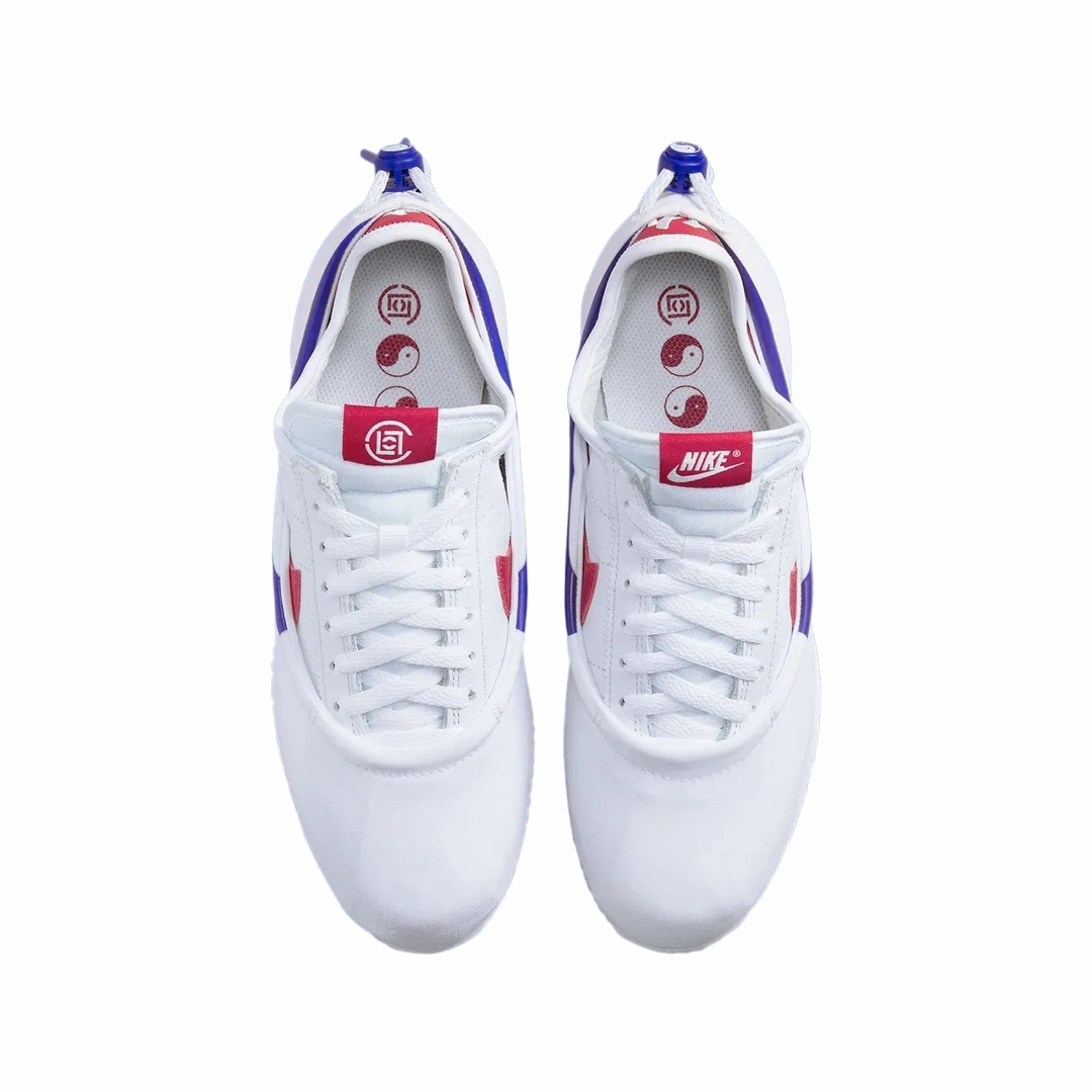 Nike Cortez SP x CLOT CLOTEZ Forest Gump White Game Royal Red DZ3239-100 Asics 1990 Shoes