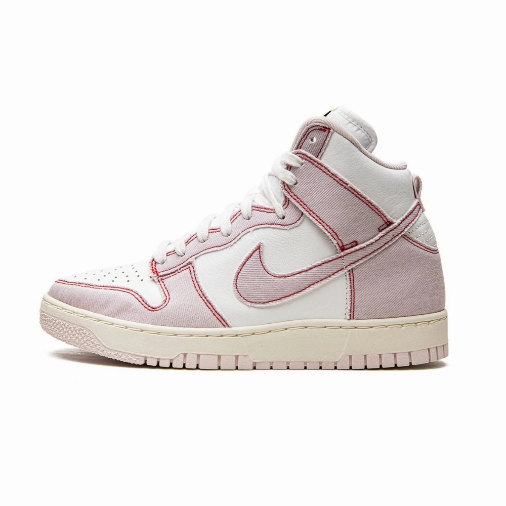 Nike Dunk High 1985 Barely Rose Denim Light Pink White Red Asics Gel Venture 7 Running Shoes