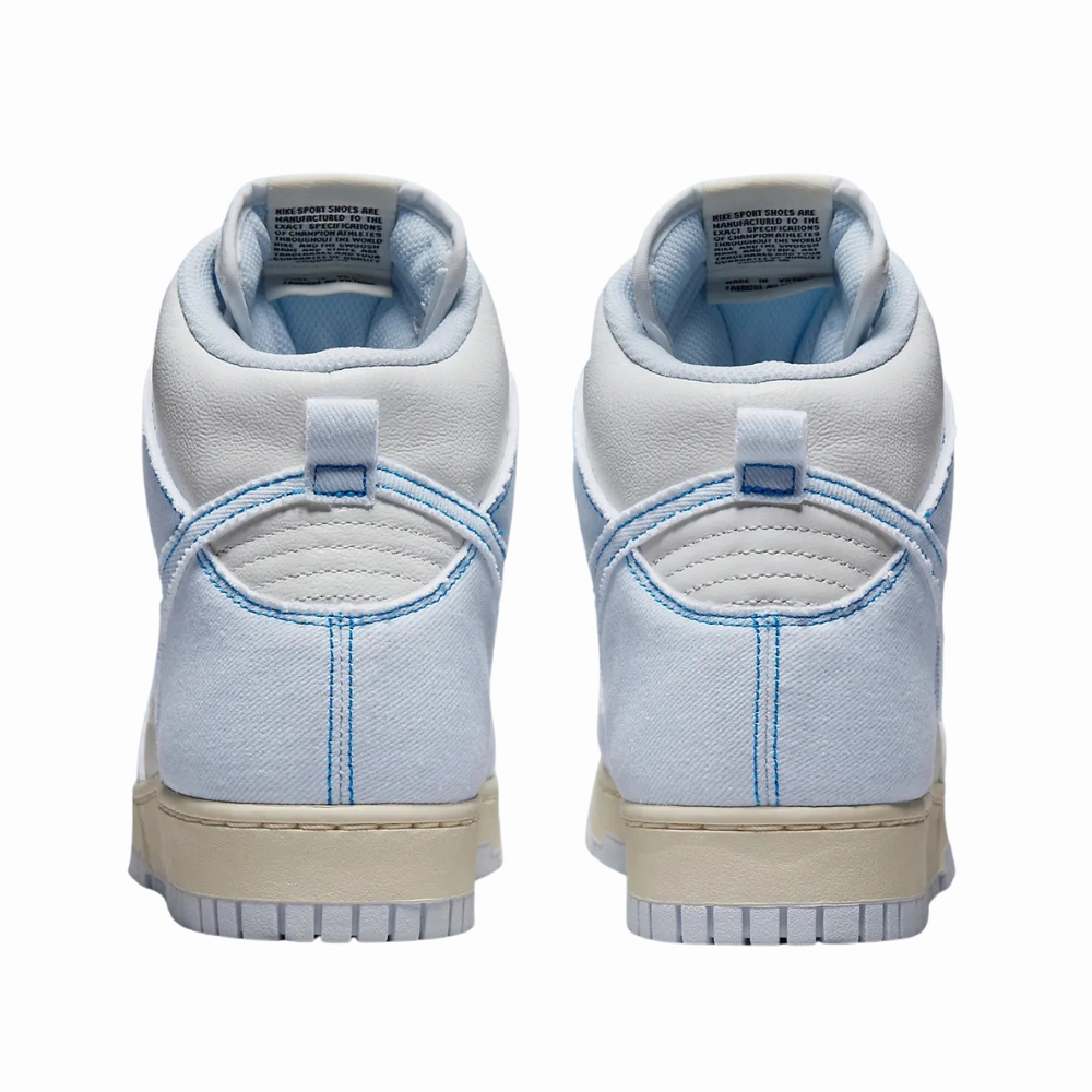 Nike Dunk High 1985 Blue Denim Light Blue White Blue Asics Streetwear Shoes