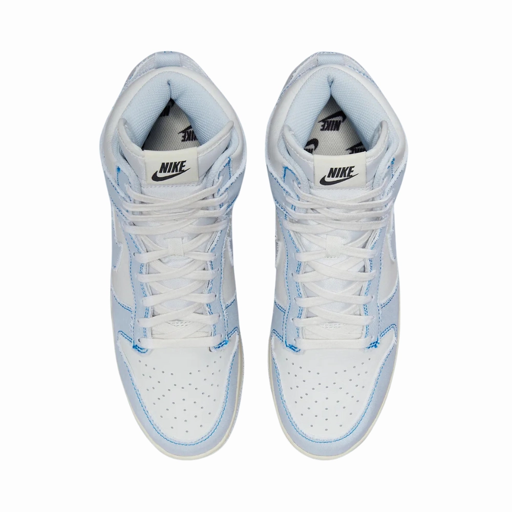 Nike Dunk High 1985 Blue Denim Light Blue White Blue Asics Running Shoes Flytefoam