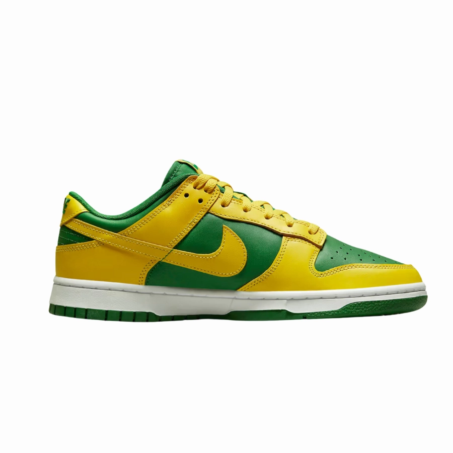 Nike Dunk Low Retro Reverse Brazil Apple Green Yellow Strike White Asics Shoe Width Guide