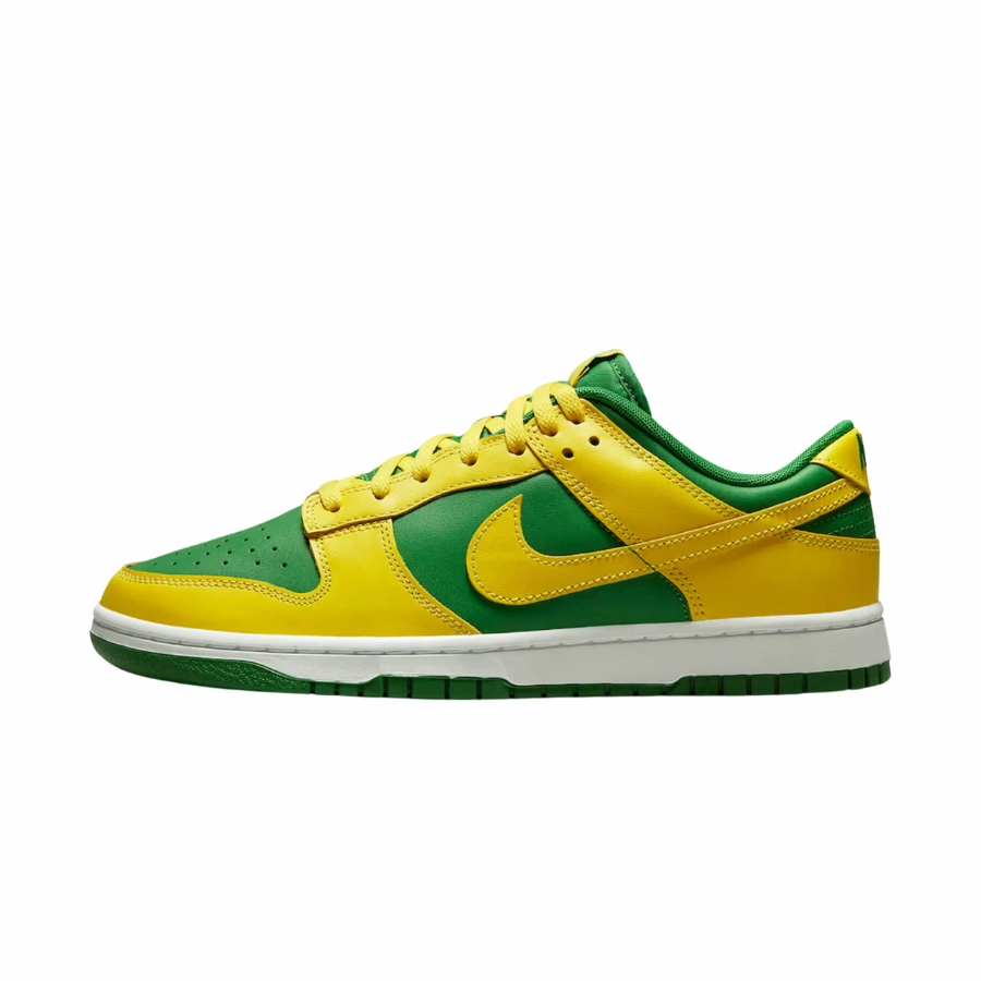 Asics Gel Fit Tempo 2 Fitness Shoe Nike Dunk Low Retro Reverse Brazil Apple Green Yellow Strike White
