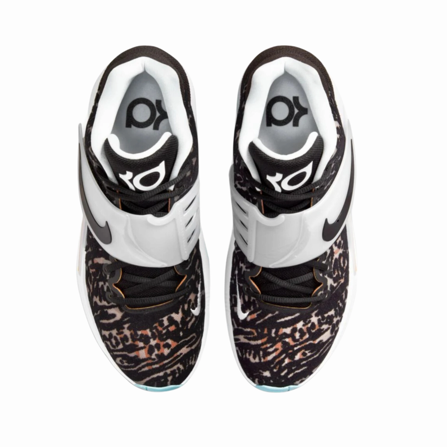 Nike KD 14 Floral Black Natural White Light Blue Asics Gel Quantum 360 Running Shoe