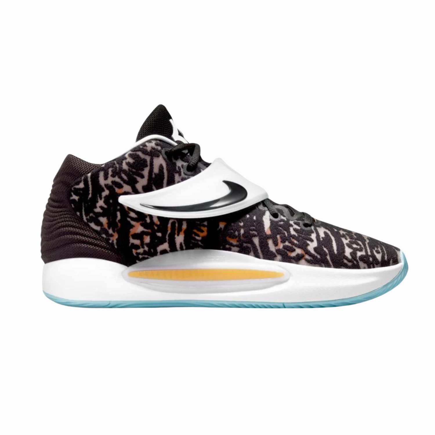 Nike KD 14 Floral Black Natural White Light Blue Asics Futsal Shoes
