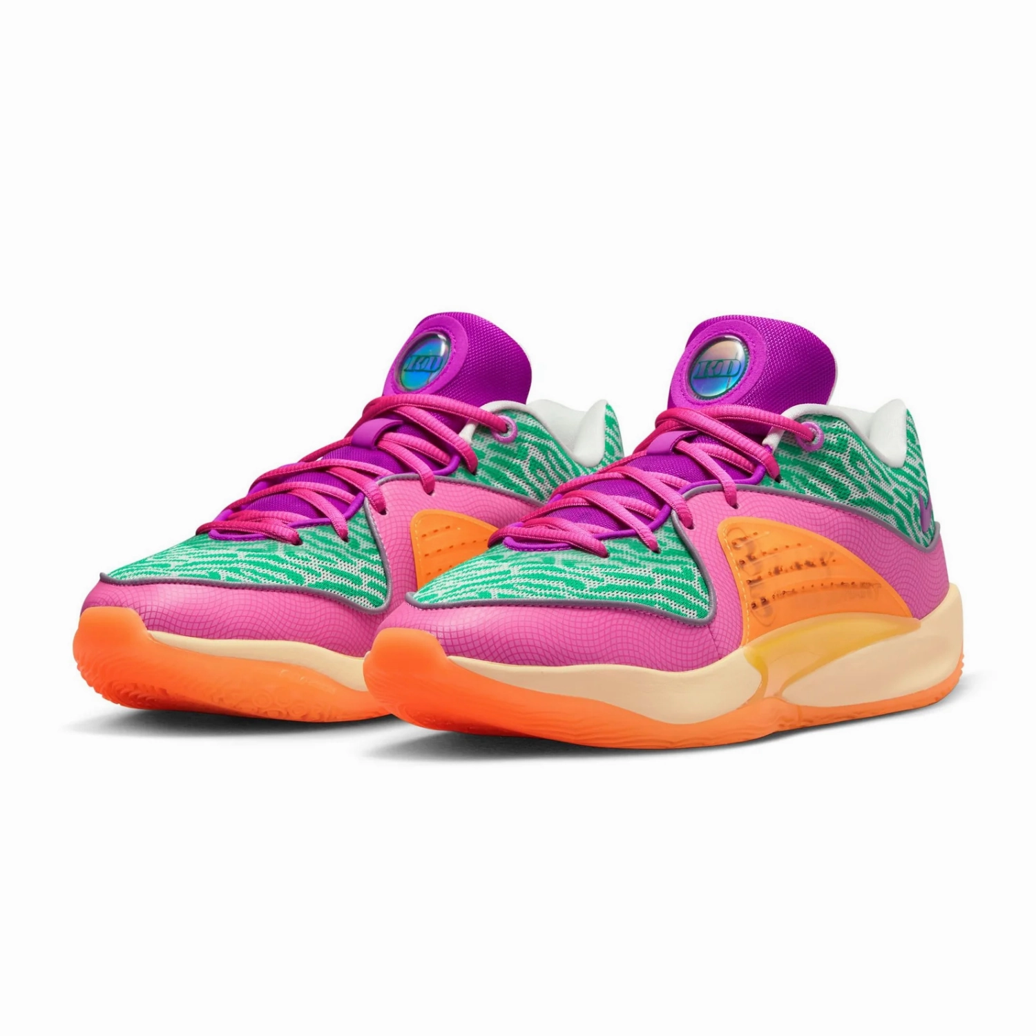 Nike KD 16 All-Star Stadium Green Hyper Violet/Barely Green Playful Pink University Gold Lightening Asics Superblast 2 Running Shoes Review
