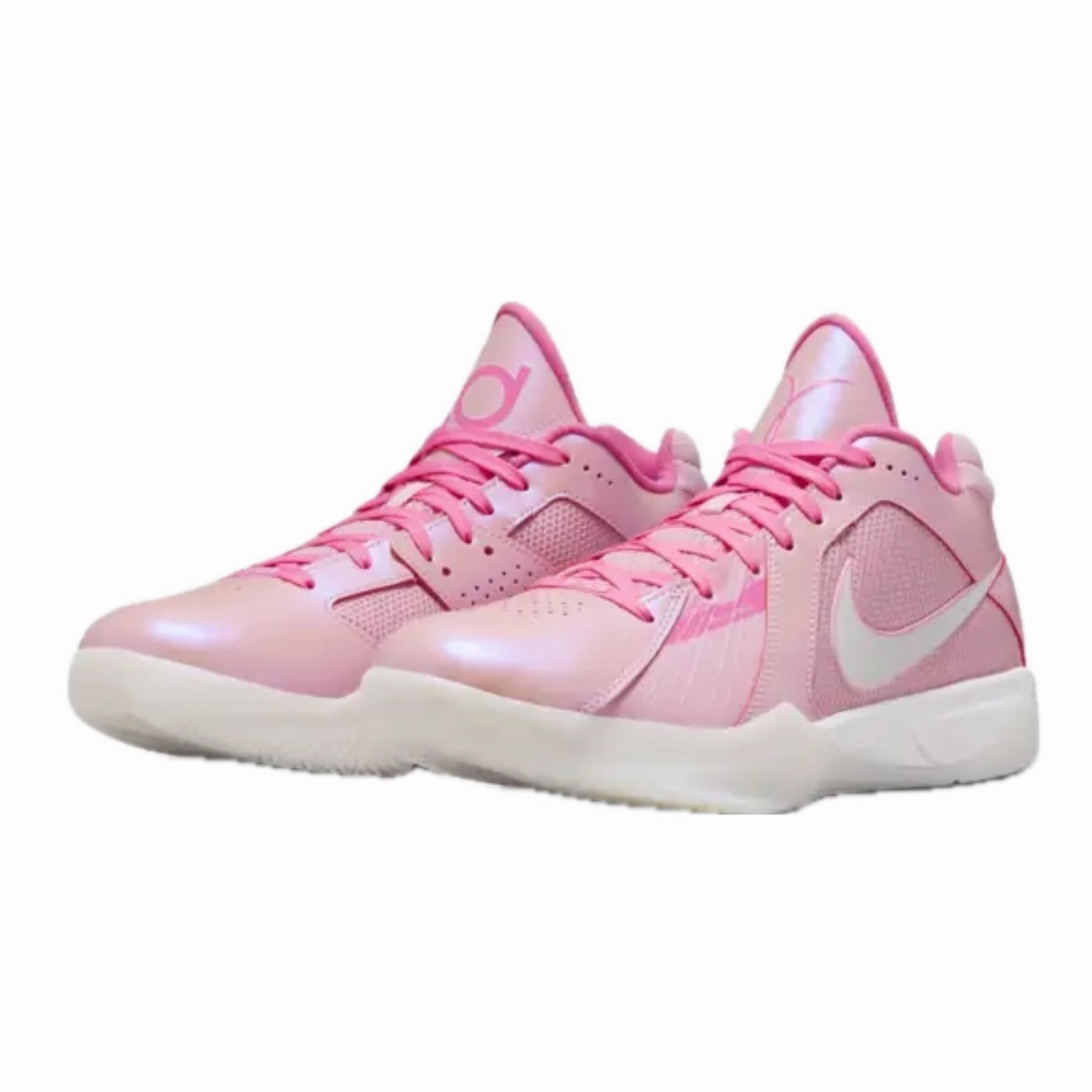 Nike KD 3 Aunt Pearl Medium Soft Pink White Lotus Pink Asics Gel Foundation Running Shoe
