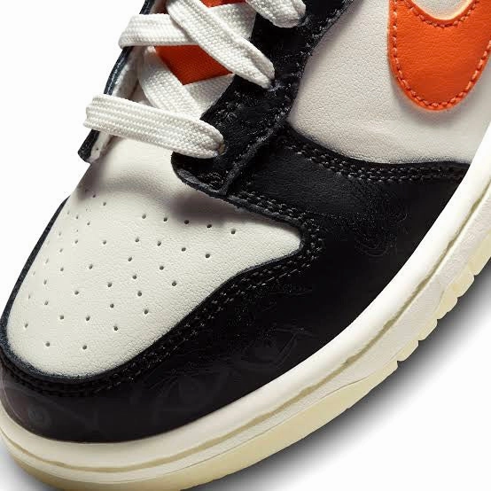 Nike Kids Dunk Low Halloween Black Orange PS White Pre-School By Nike Asics Gel Noosa Running Shoe