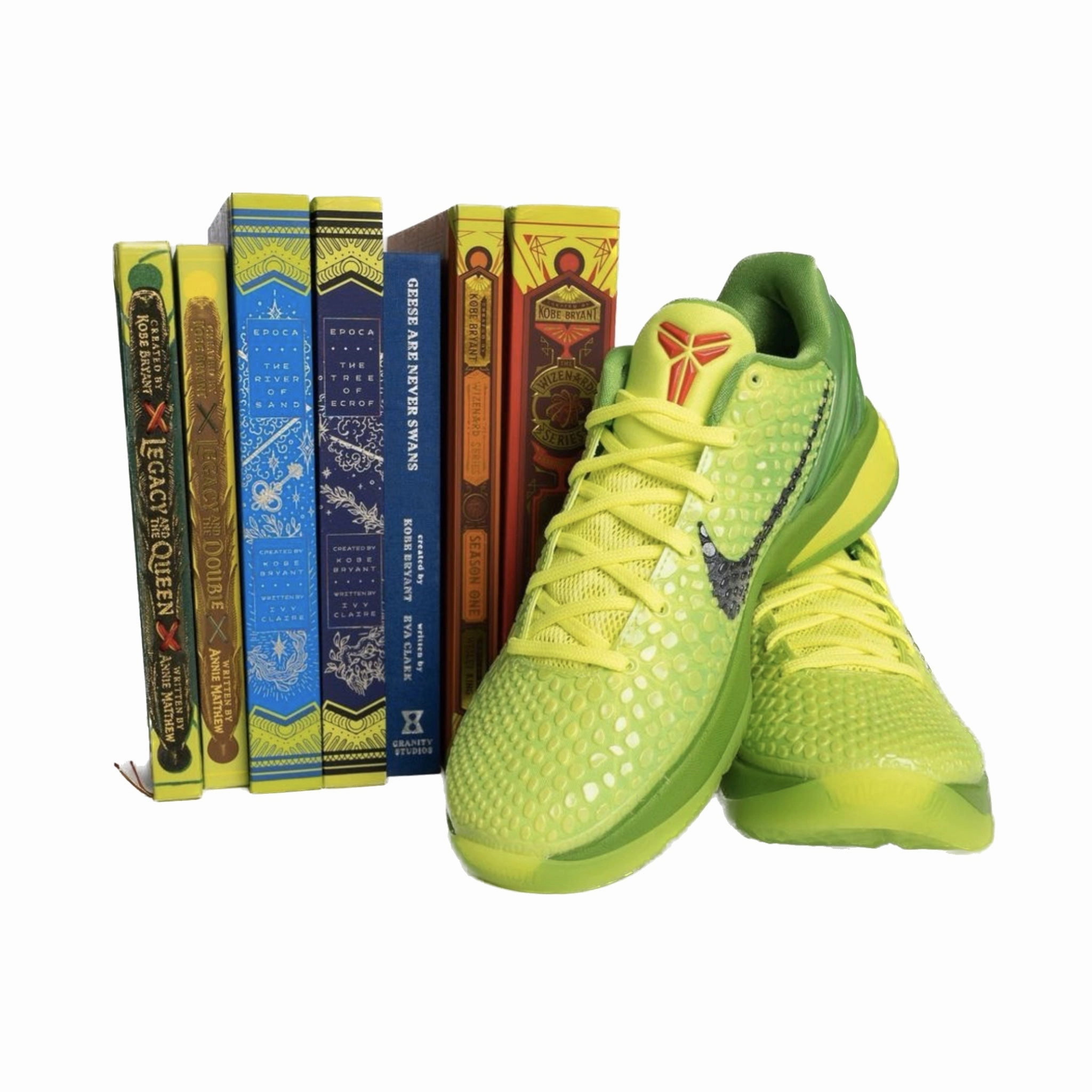 Asics Novablast 3 Shoes Nike Kobe 6 Protro Grinch (Includes Storyteller Collection Books) Green Apple Volt Crimson Black