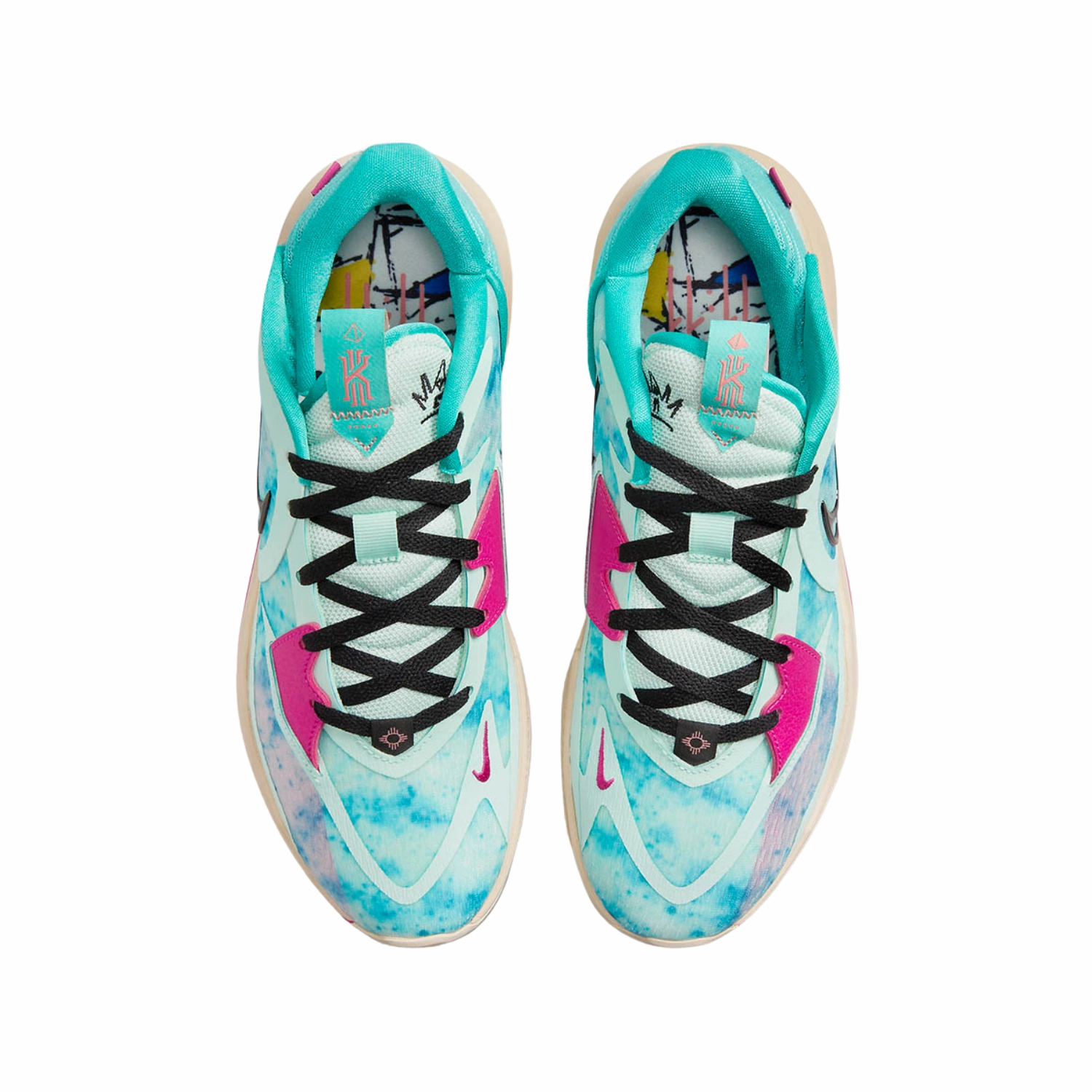 Nike Kyrie Low 5 Community Blue Pink Cream Asics Gel-kayano 19 Running Shoe