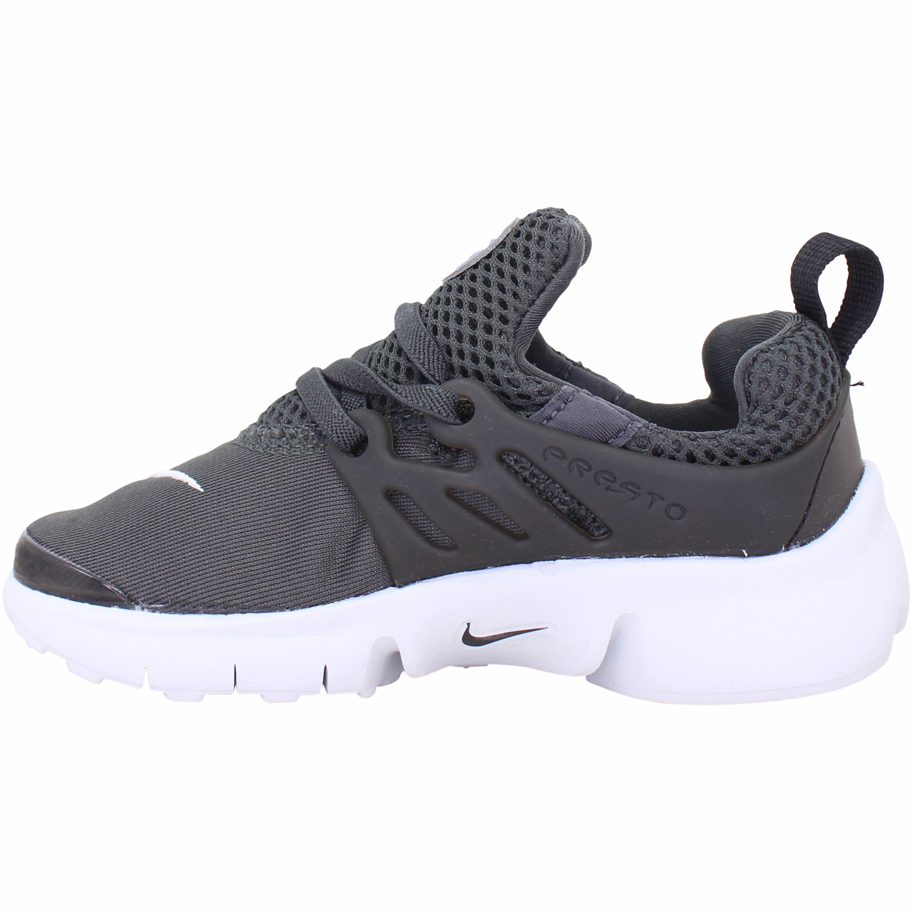 Nike Little Presto Black/Grey  844767-015 Toddler Ortholite Asics Shoes