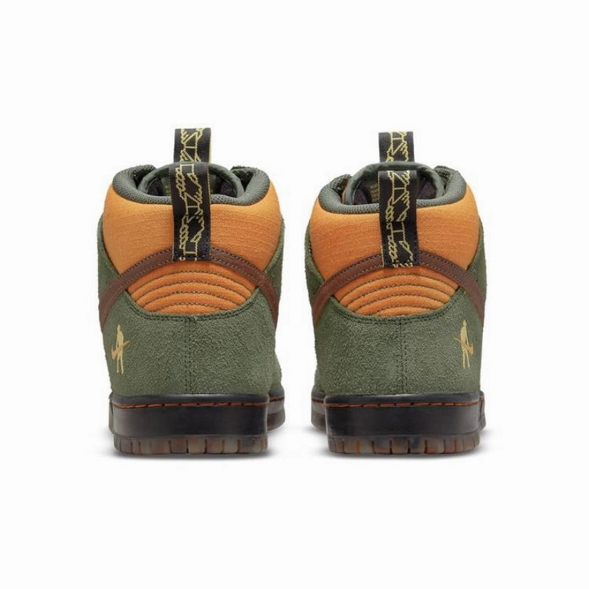 Asics Low Arch Running Shoes Nike SB Dunk High Pass~Port Work Boots Passport Army Green/Brown/Black