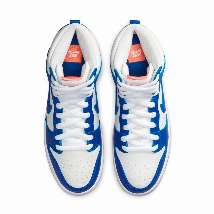 Asics Wrestling Shoes Youth Nike SB Dunk High Pro ISO Orange Label Kentucky White Blue