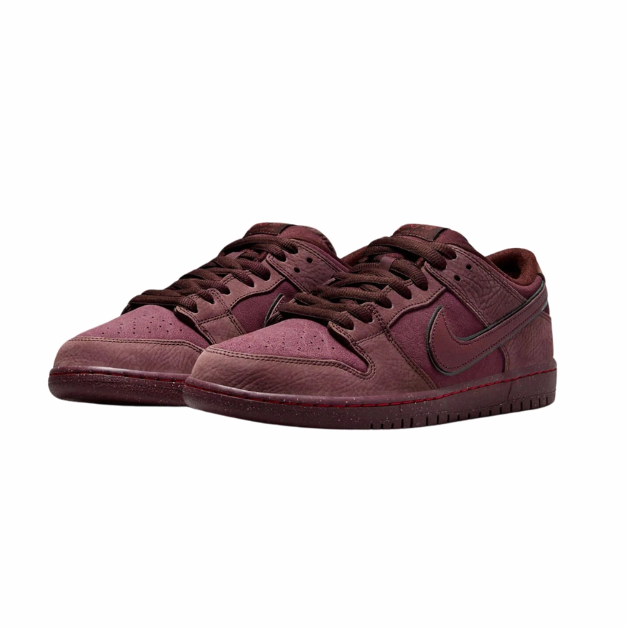 Nike SB Dunk Low City Of Love Burgundy Crush Dark Team Red Earth Dark Pony University Red Best Asics Running Shoes For Walking