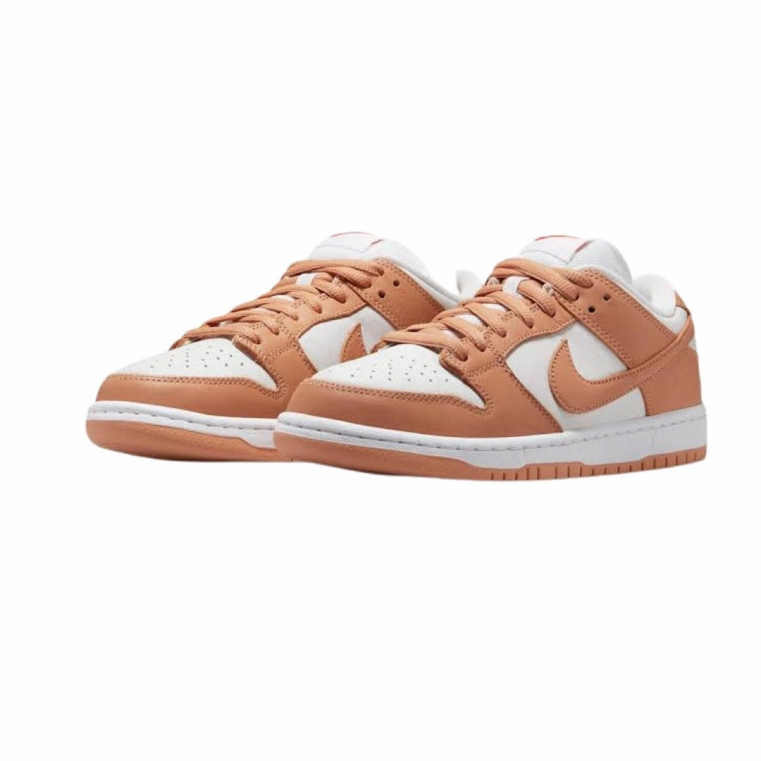 Asics Strap Shoes Nike SB Dunk Low Light Cognac White