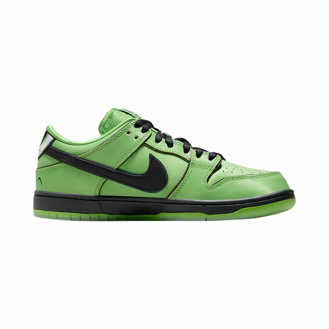 Top Of The Line Asics Running Shoe Nike SB Dunk Low Pro QS Powerpuff Girls Buttercup Mean Green Black Lotus Pink