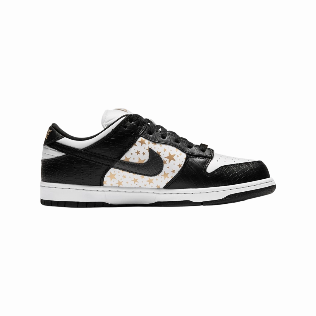 Asics Dynaflyte Running Shoes Nike SB Dunk Low Supreme Stars White Black Metallic Gold (2021)