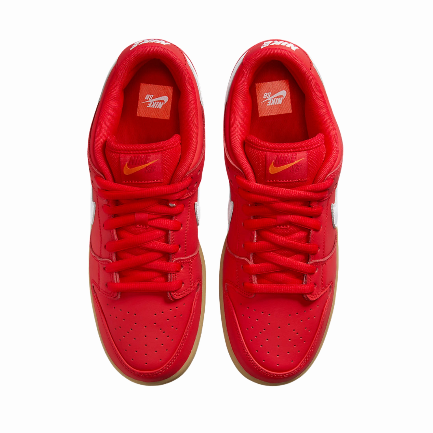 Nike SB Dunk Low University Red White Gum Light Brown Gym Red Best Asics Shoes For Heel Spurs