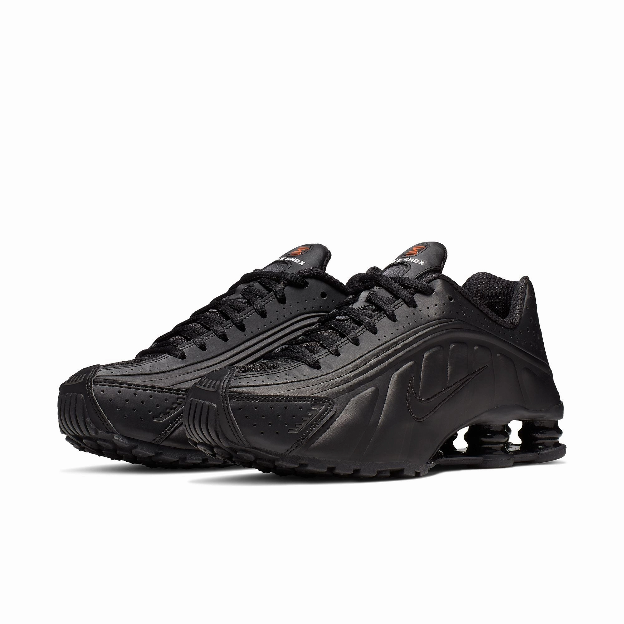 Asics Shoes For Overpronation Nike Shox R4 Women Black/black-black-max Orange AR3565-004