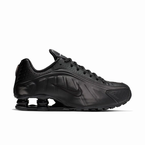 Nike Shox R4 Women Black/black-black-max Orange AR3565-004 Shoes Like Asics Novablast