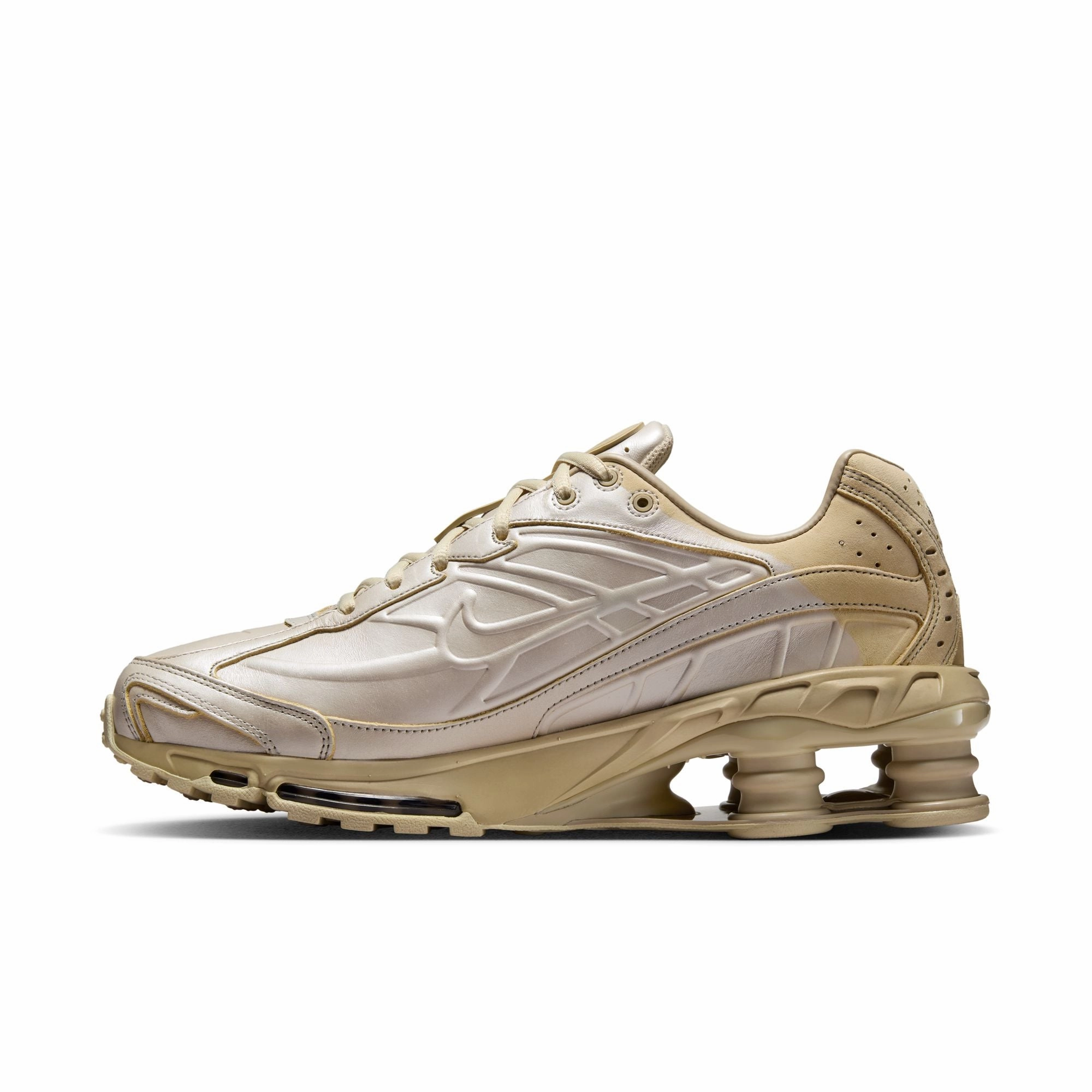 Nike Shox Ride 2 Premium Men's Shoes Color: Metallic Silver/lt Khaki-desert Khaki IH3653-095 Asics Shoes Clearance Sale