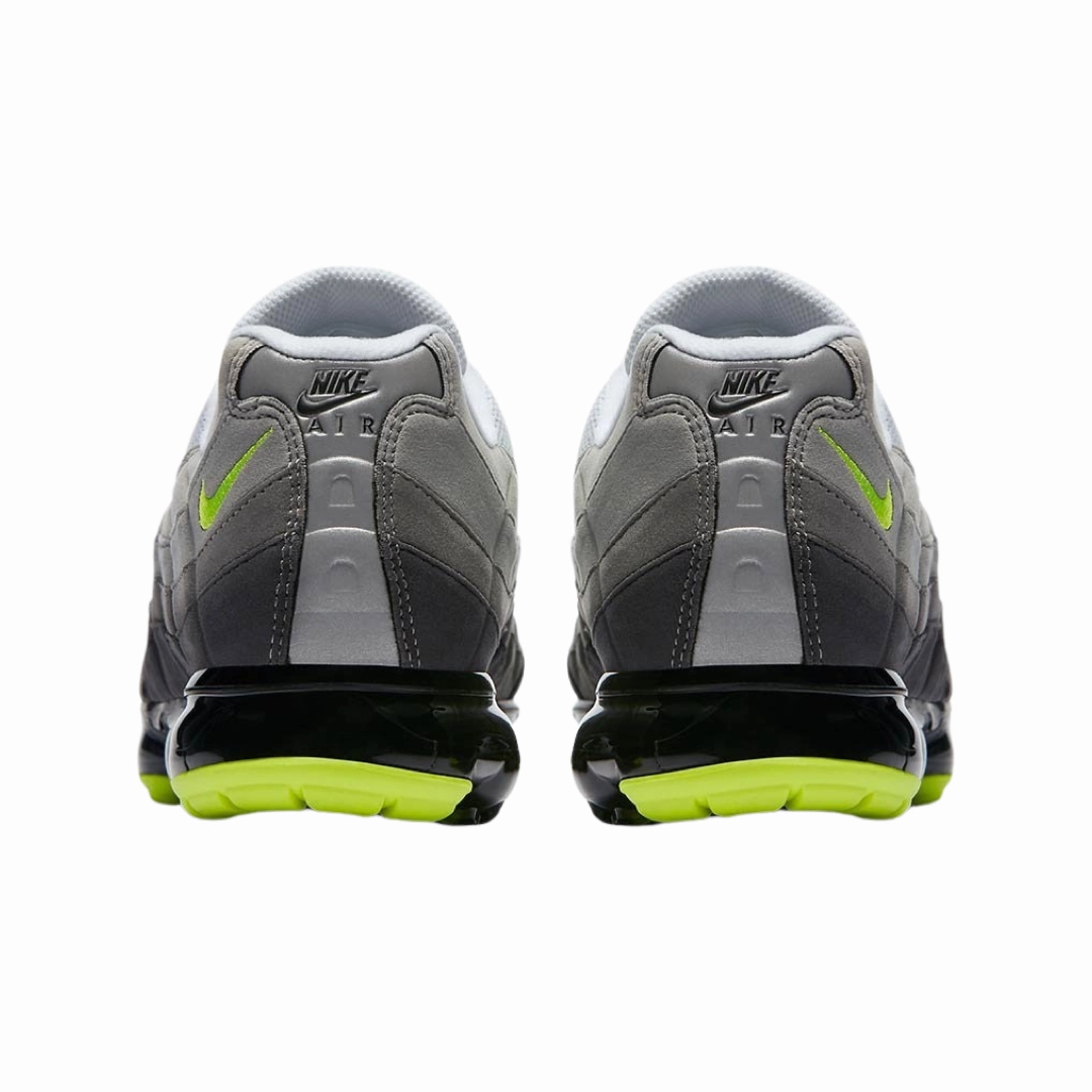 Nike Vapormax 95 OG Neon (Replacement Box) Black Volt Medium Ash Dark Pewter Dust Granite Asics Fifty Four Wrestling Shoes